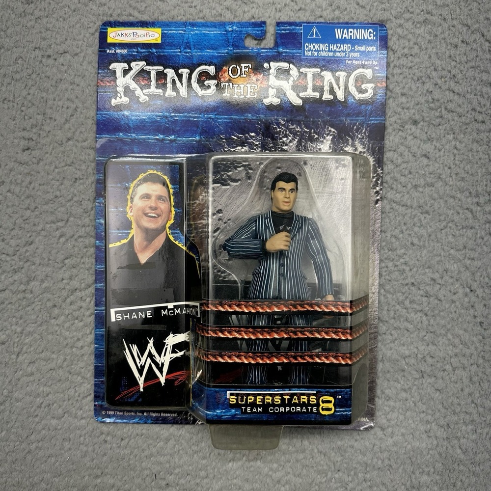 1999 WWF 84601 Jakks Shane McMahon King of Ring Superstars 8 Wrestling Figure